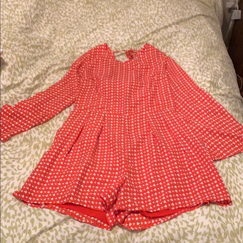 Altar’d State Orange Romper